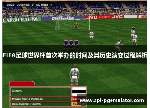 FIFA足球世界杯首次举办的时间及其历史演变过程解析