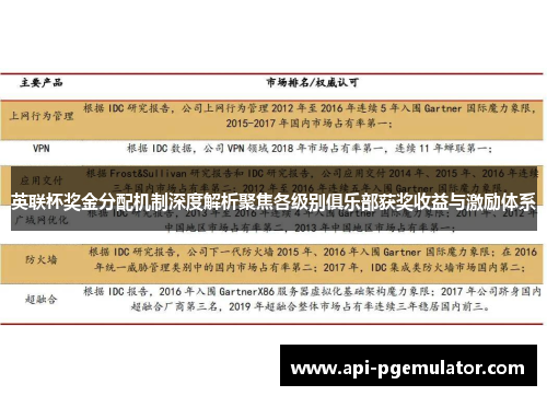 英联杯奖金分配机制深度解析聚焦各级别俱乐部获奖收益与激励体系
